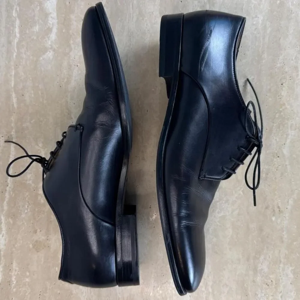 Giorgio-armani Men's Black Oxfords